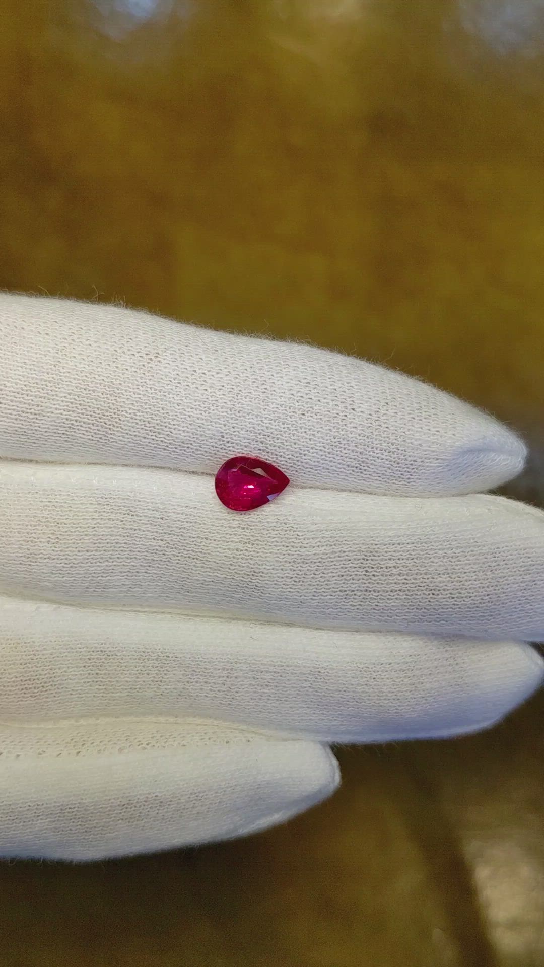 1.01 Ct. Ruby from Mozambique Size Video