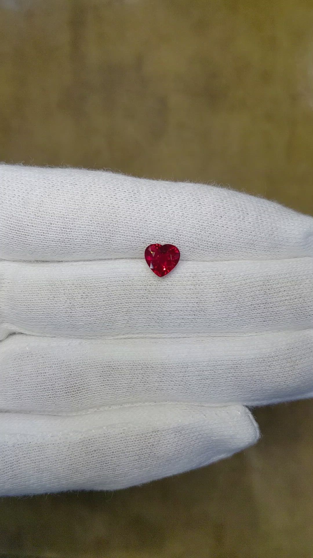 1.11 Ct. Ruby from Mozambique Size Video