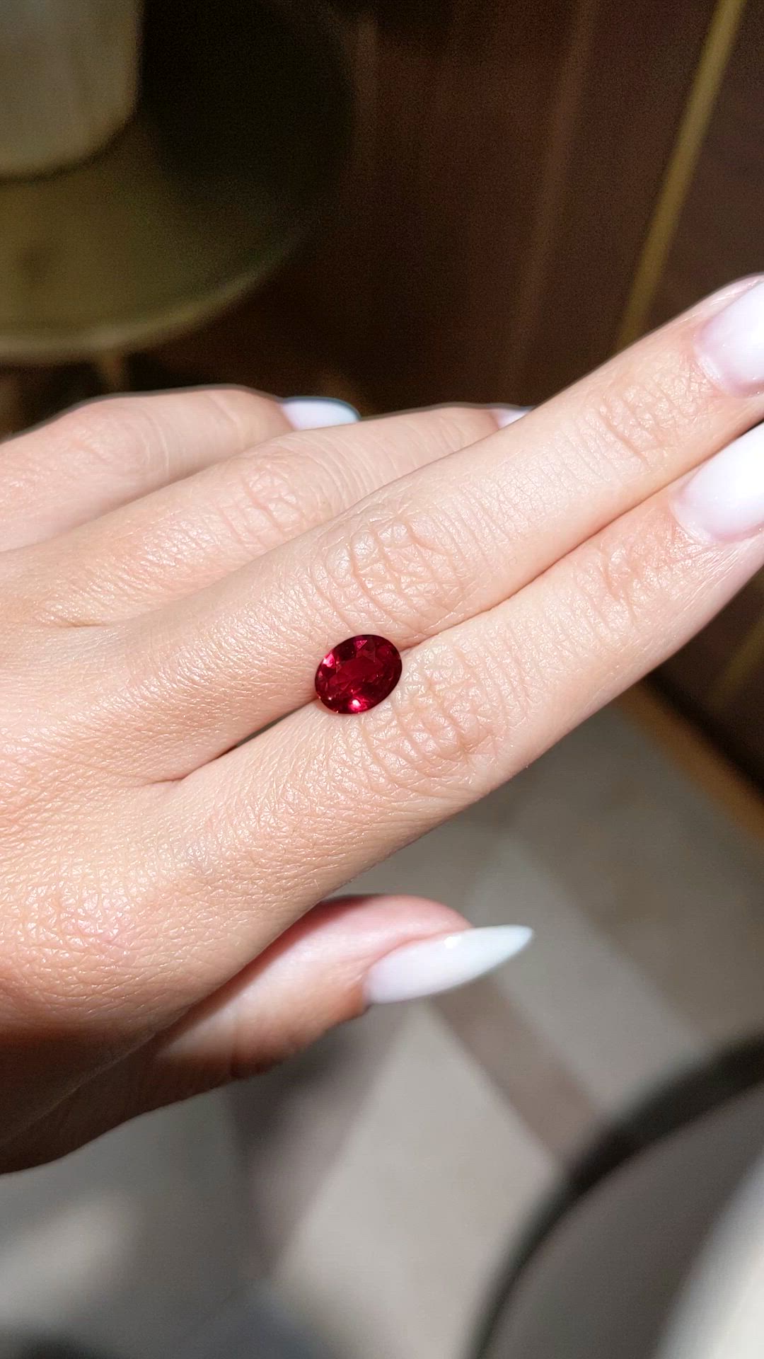 2.00 Ct. Ruby from Mozambique Size Video
