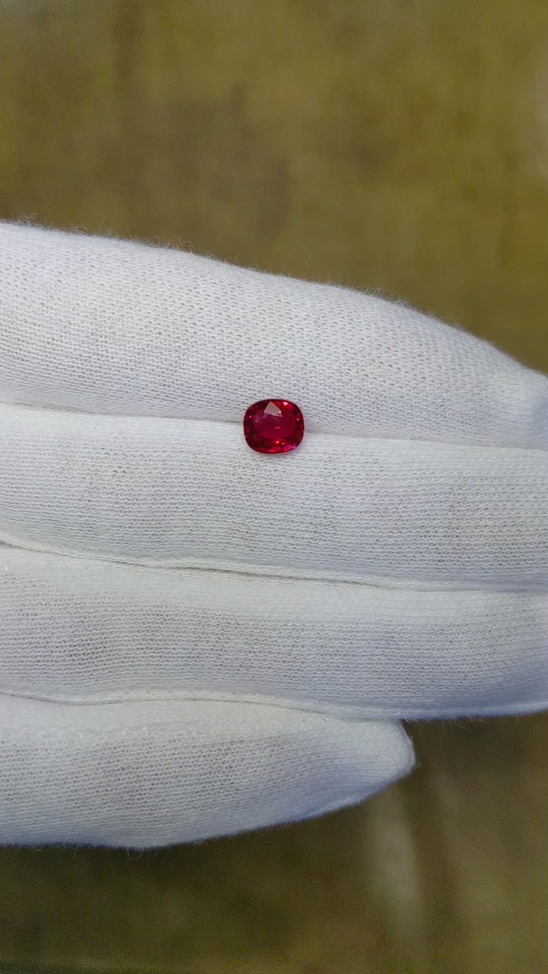 1.10 Ct. Ruby from Mozambique Size Video