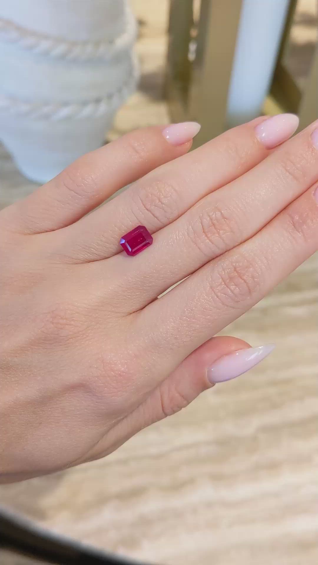 1.91 Ct. Ruby from Burma (Myanmar) Size Video