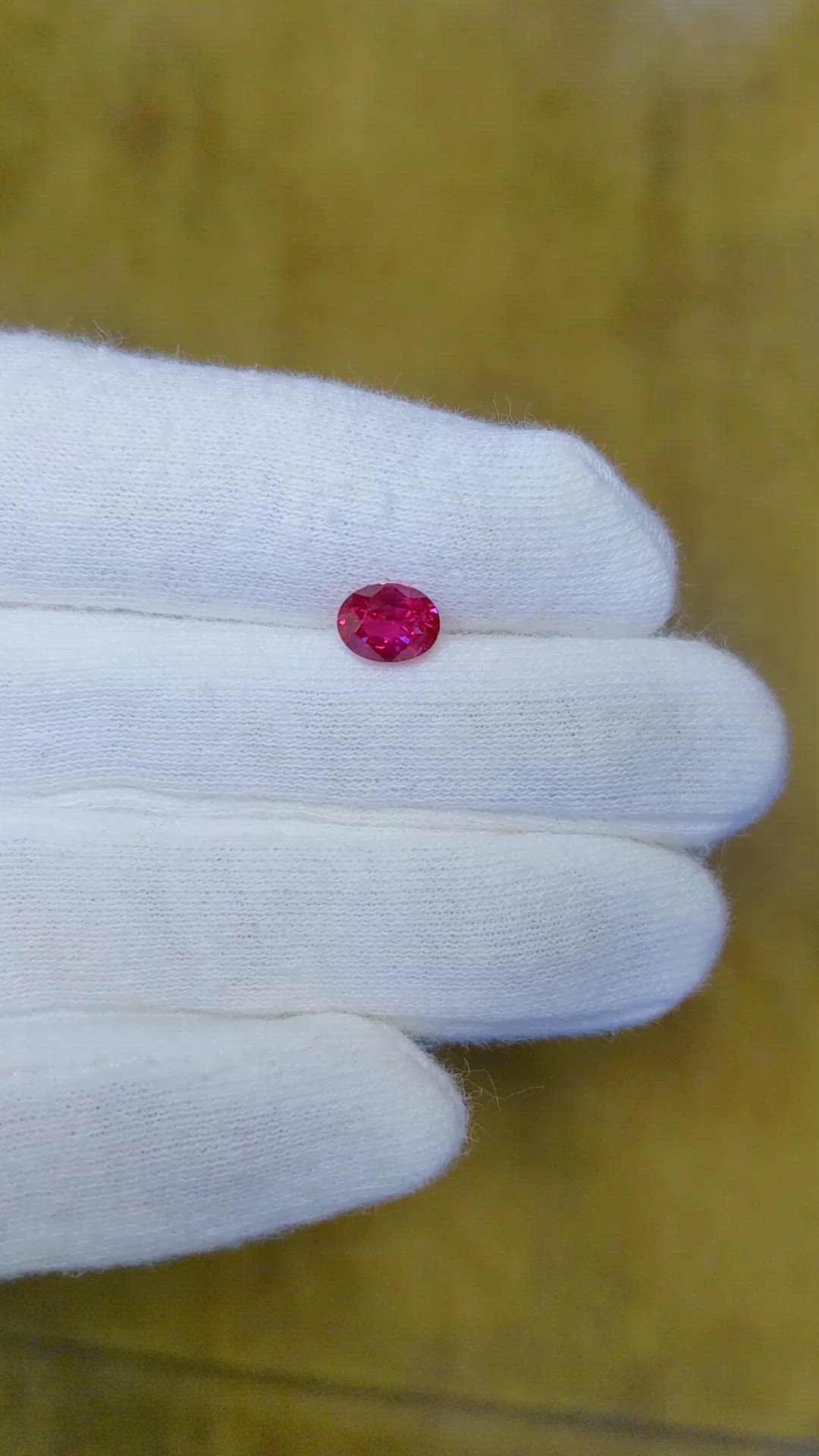 1.32 Ct. Ruby from Mozambique Size Video