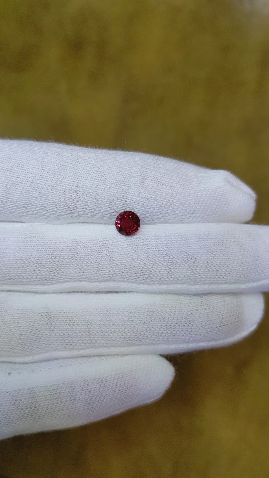 0.87 Ct. Ruby from Tanzania Size Video