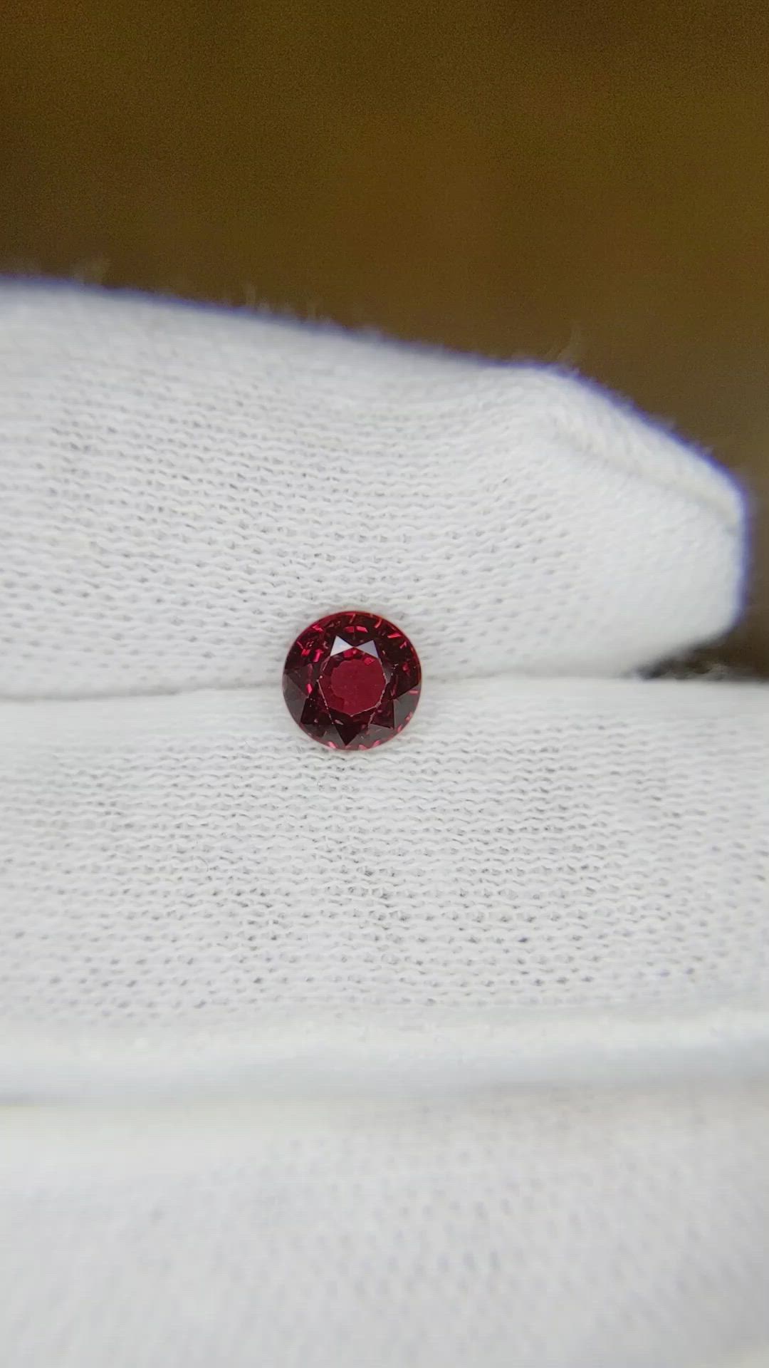 0.87 Ct. Ruby from Tanzania Size Video