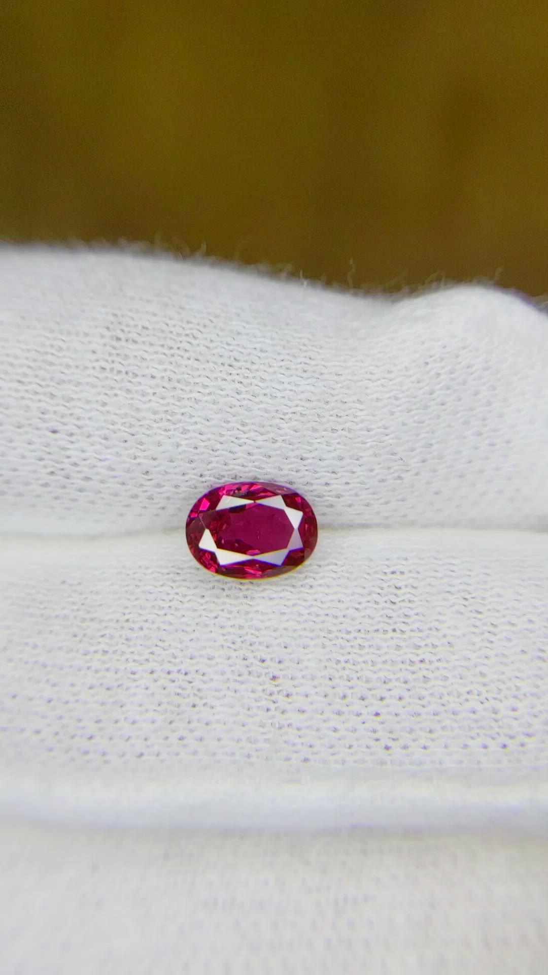 1.10 Ct. Ruby from Thailand Size Video