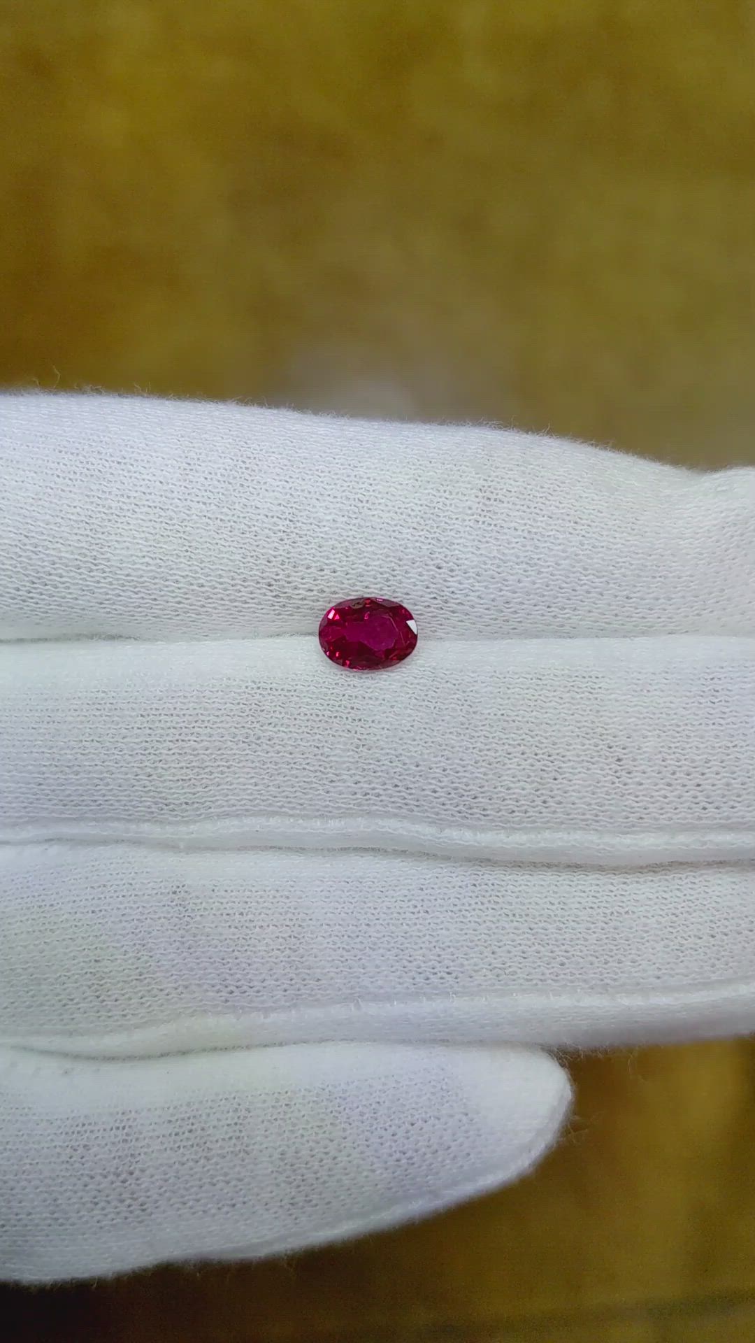 1.10 Ct. Ruby from Thailand Size Video