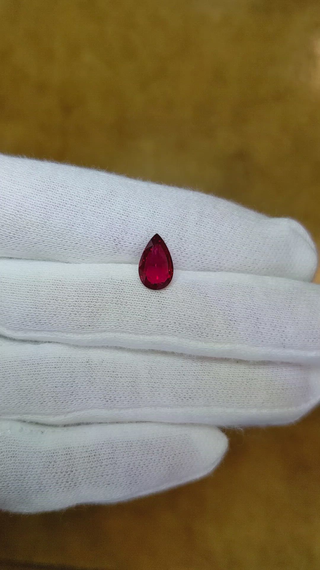 1.71 Ct. Ruby from Mozambique Size Video