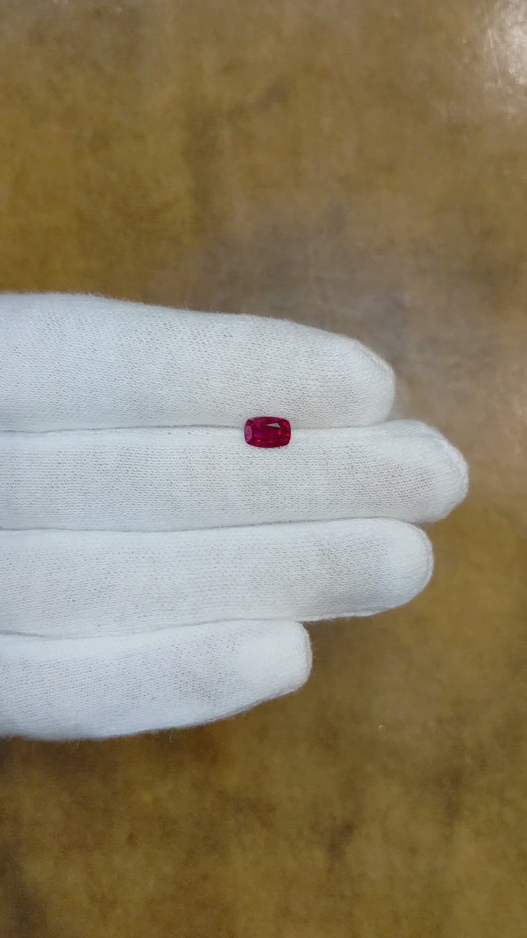 1.09 Ct. Ruby from Mozambique Size Video