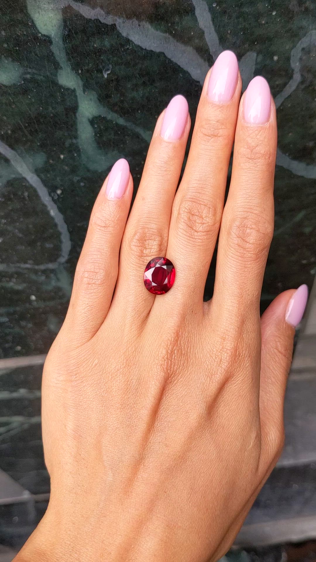6.10 Ct. Ruby from Mozambique Size Video