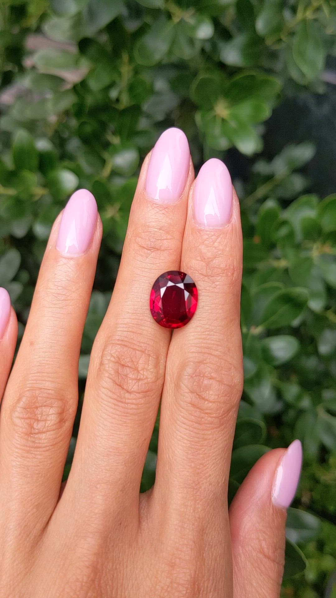 6.10 Ct. Ruby from Mozambique Size Video