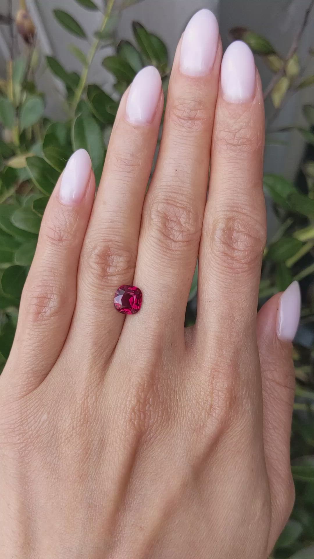 2.10 Ct. Ruby from Mozambique Size Video