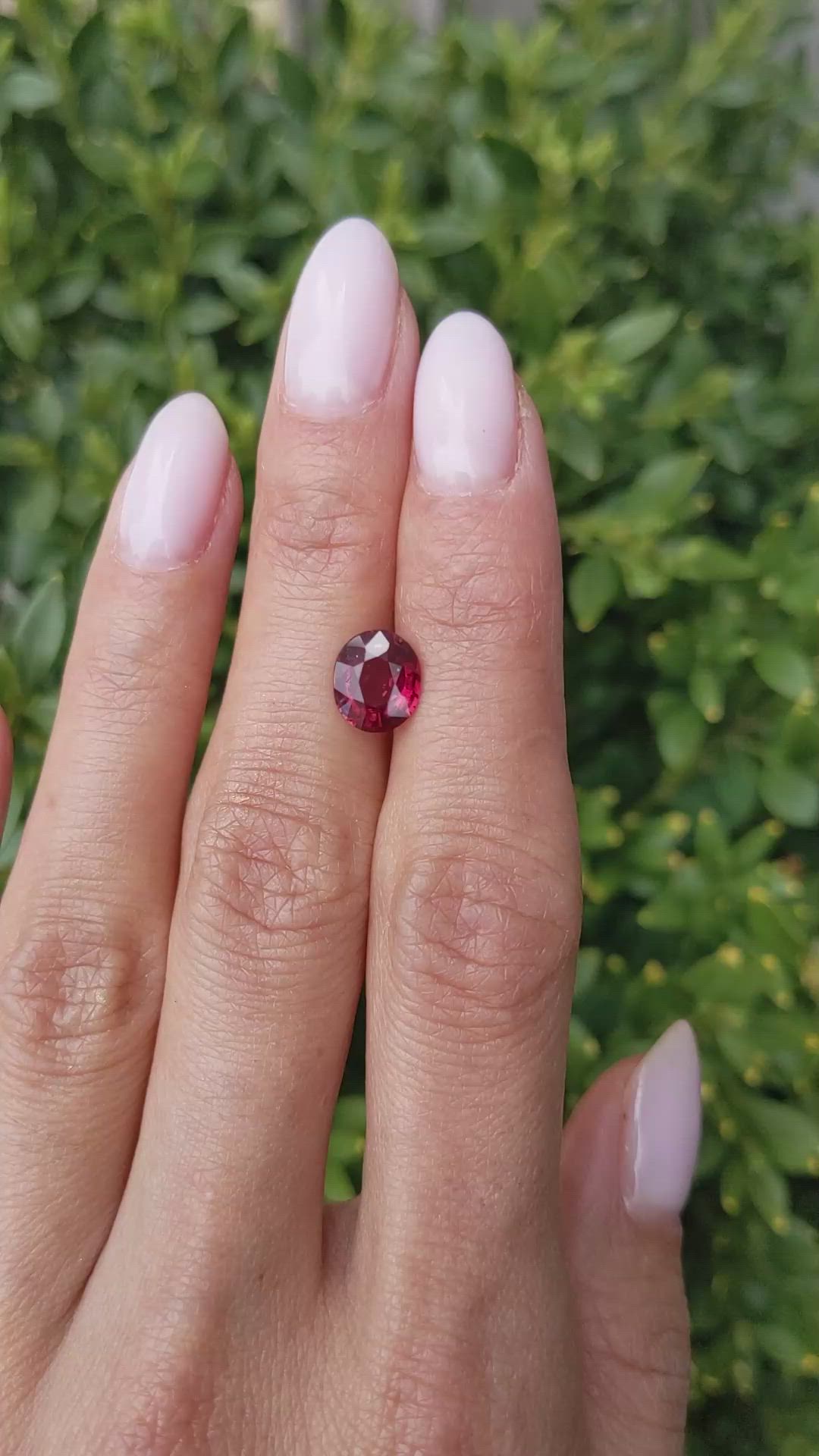 2.03 Ct. Ruby from Mozambique Size Video