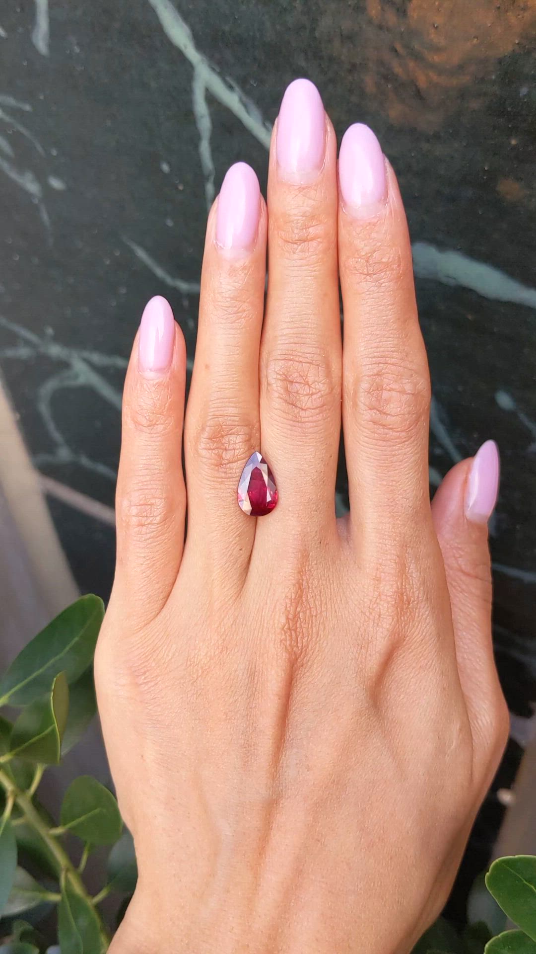 3.18 Ct. Ruby from Mozambique Size Video