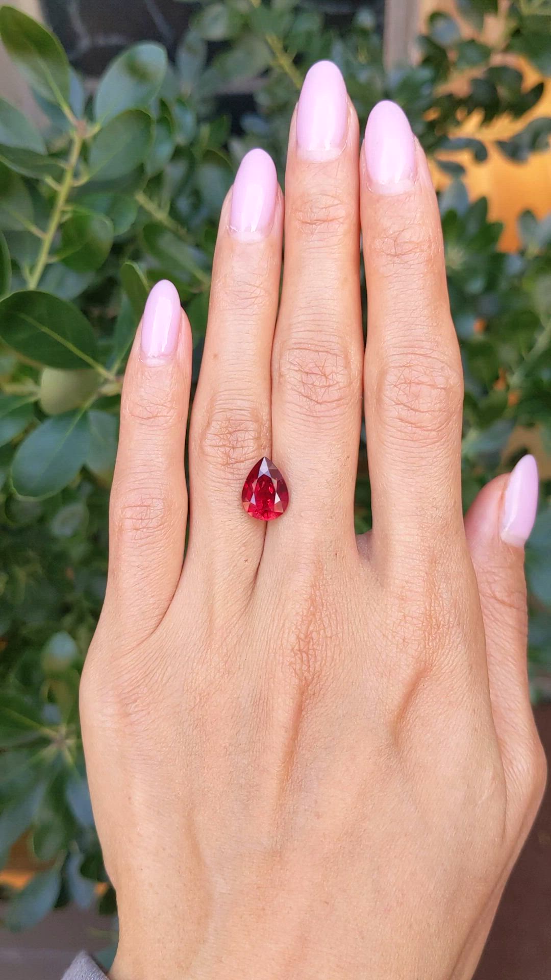 4.03 Ct. Ruby from Mozambique Size Video
