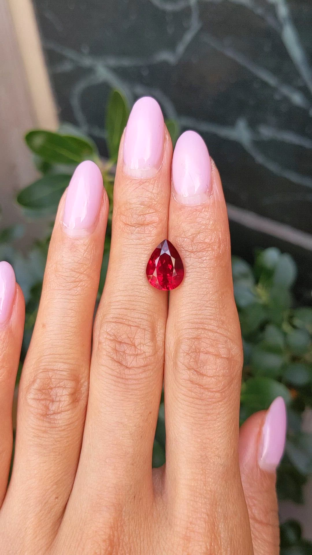 4.03 Ct. Ruby from Mozambique Size Video