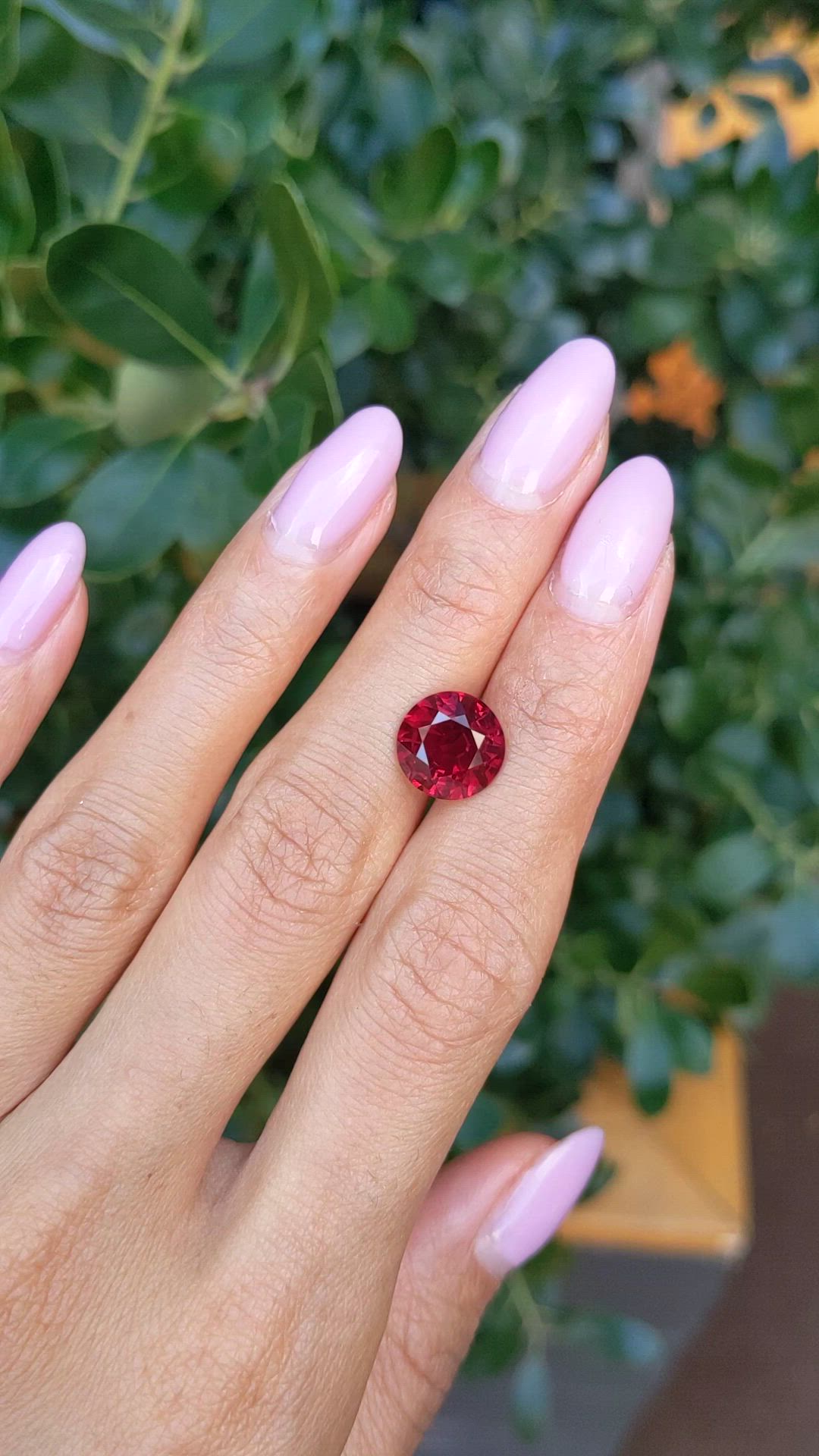 5.08 Ct. Ruby from Mozambique Size Video