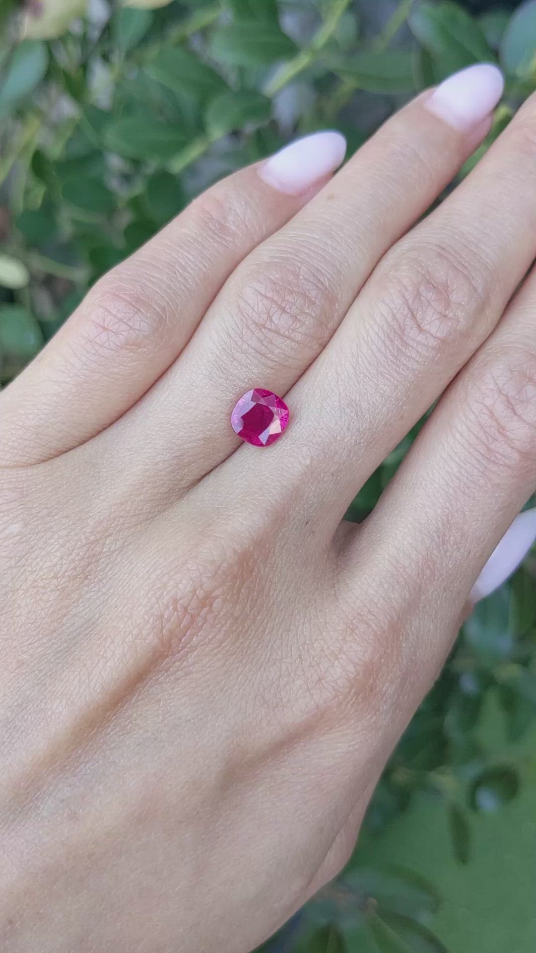 2.05 Ct. Ruby from Burma (Myanmar) Size Video