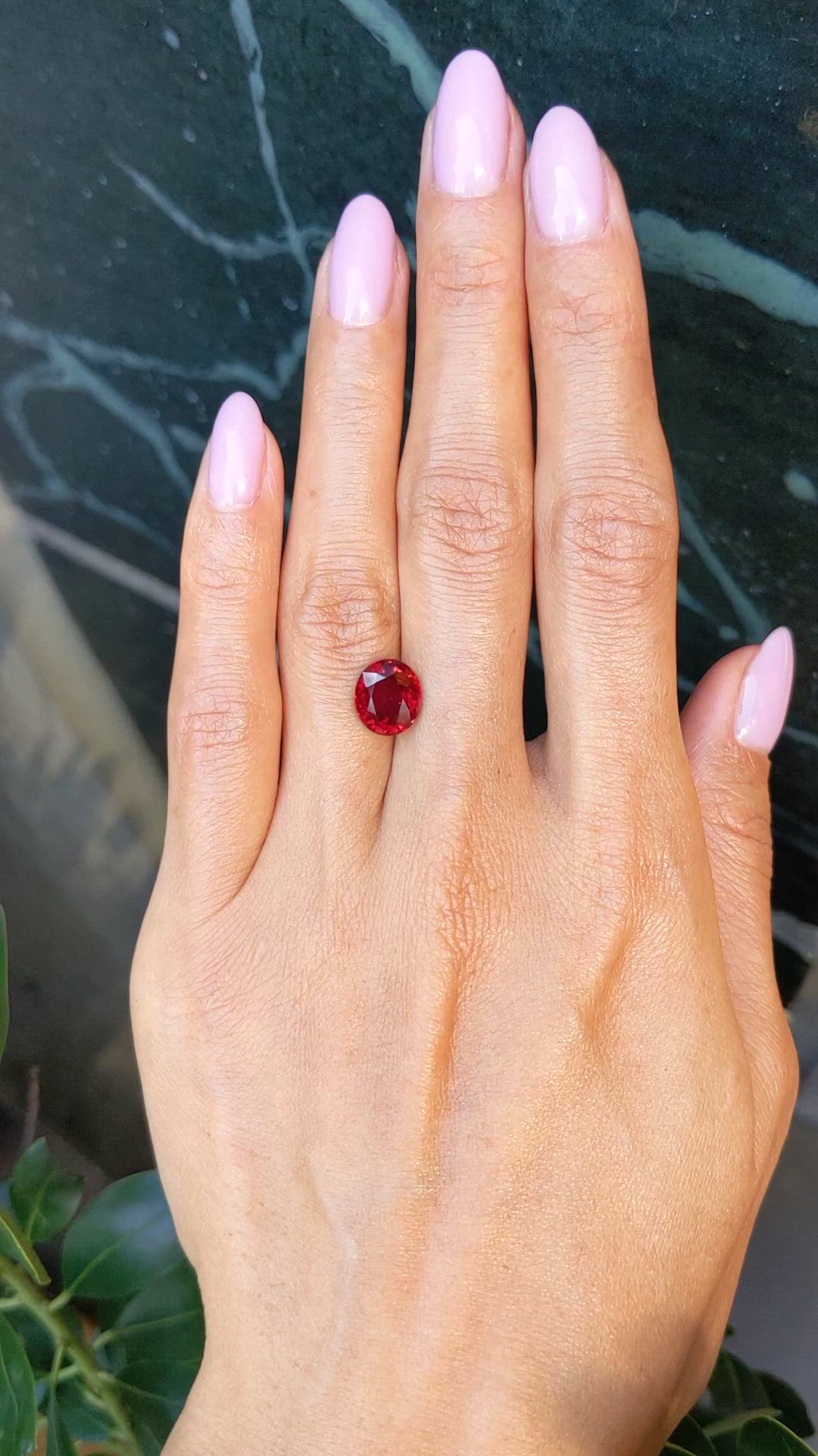 4.04 Ct. Ruby from Mozambique Size Video