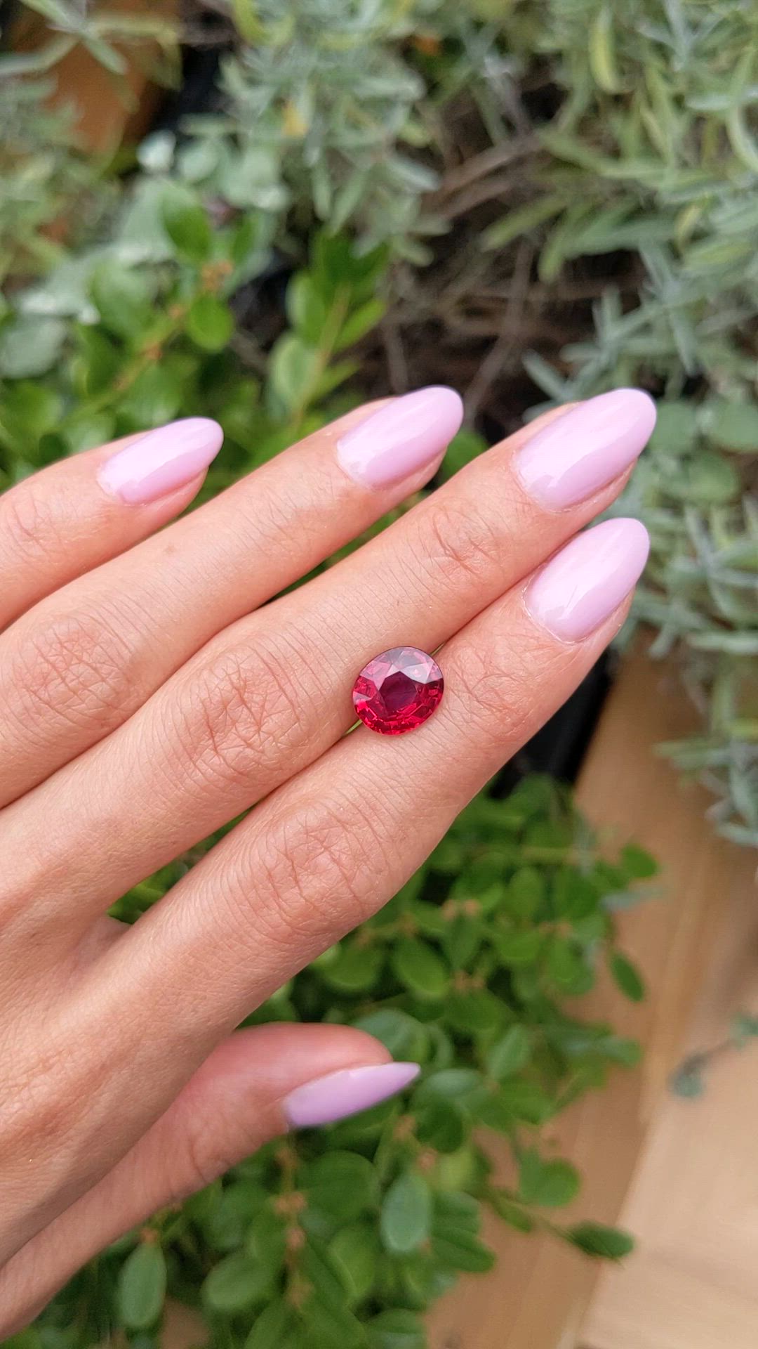 4.04 Ct. Ruby from Mozambique Size Video