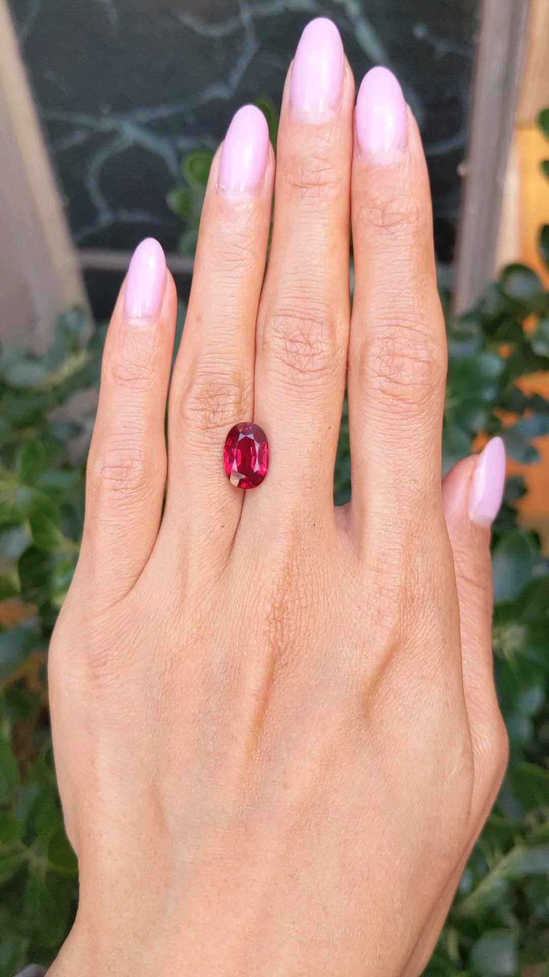 4.48 Ct. Ruby from Mozambique Size Video