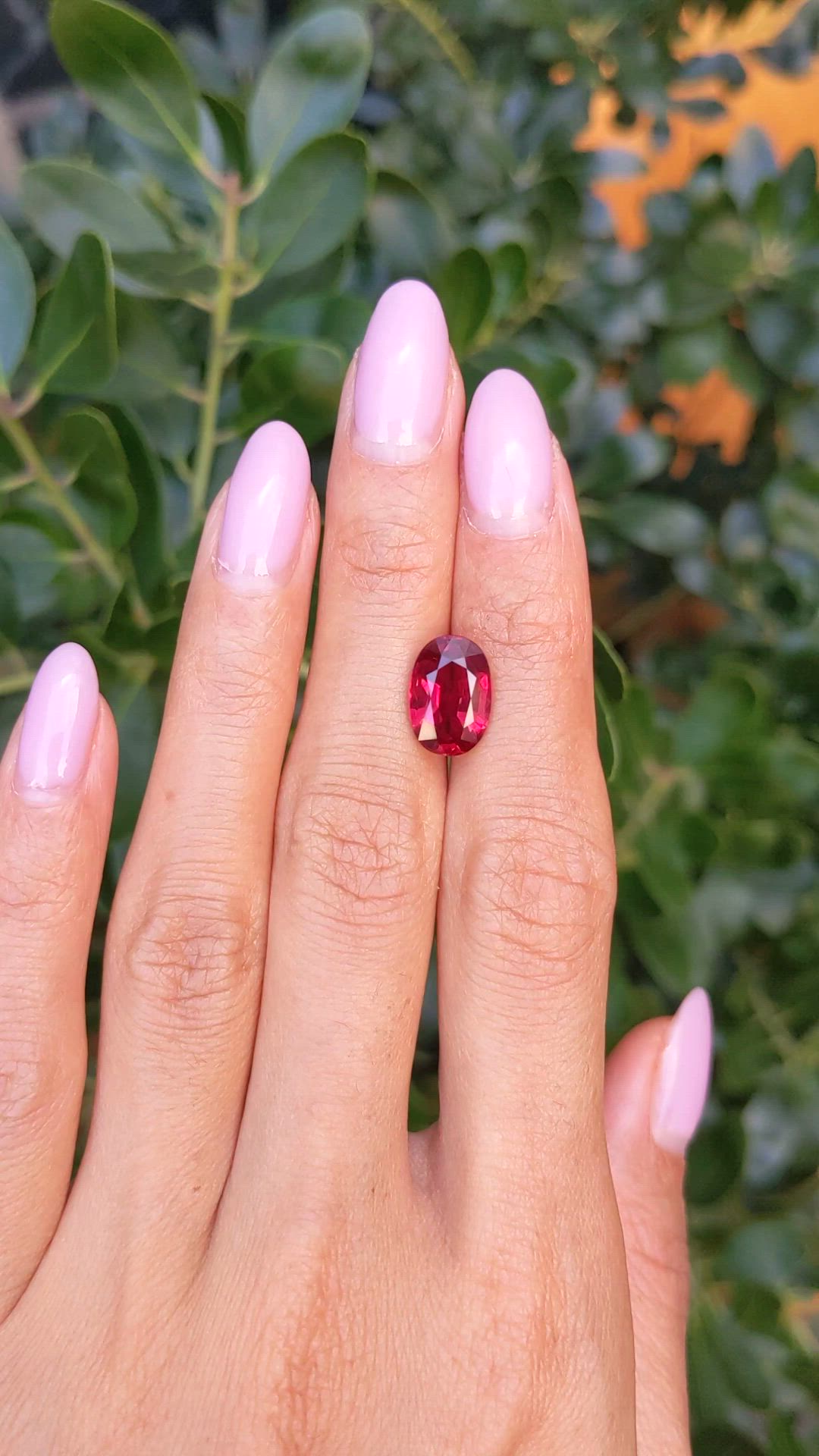 4.48 Ct. Ruby from Mozambique Size Video