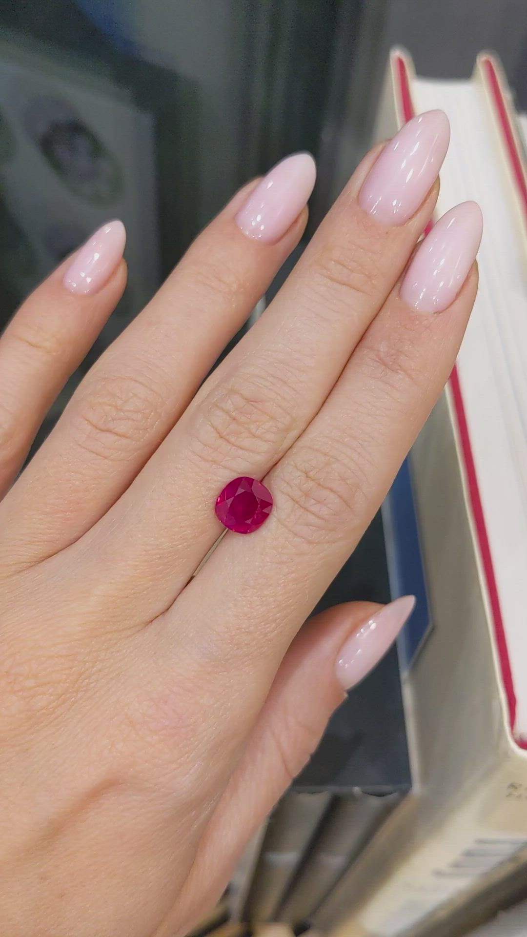 2.53 Ct. Ruby from Burma (Myanmar) Size Video