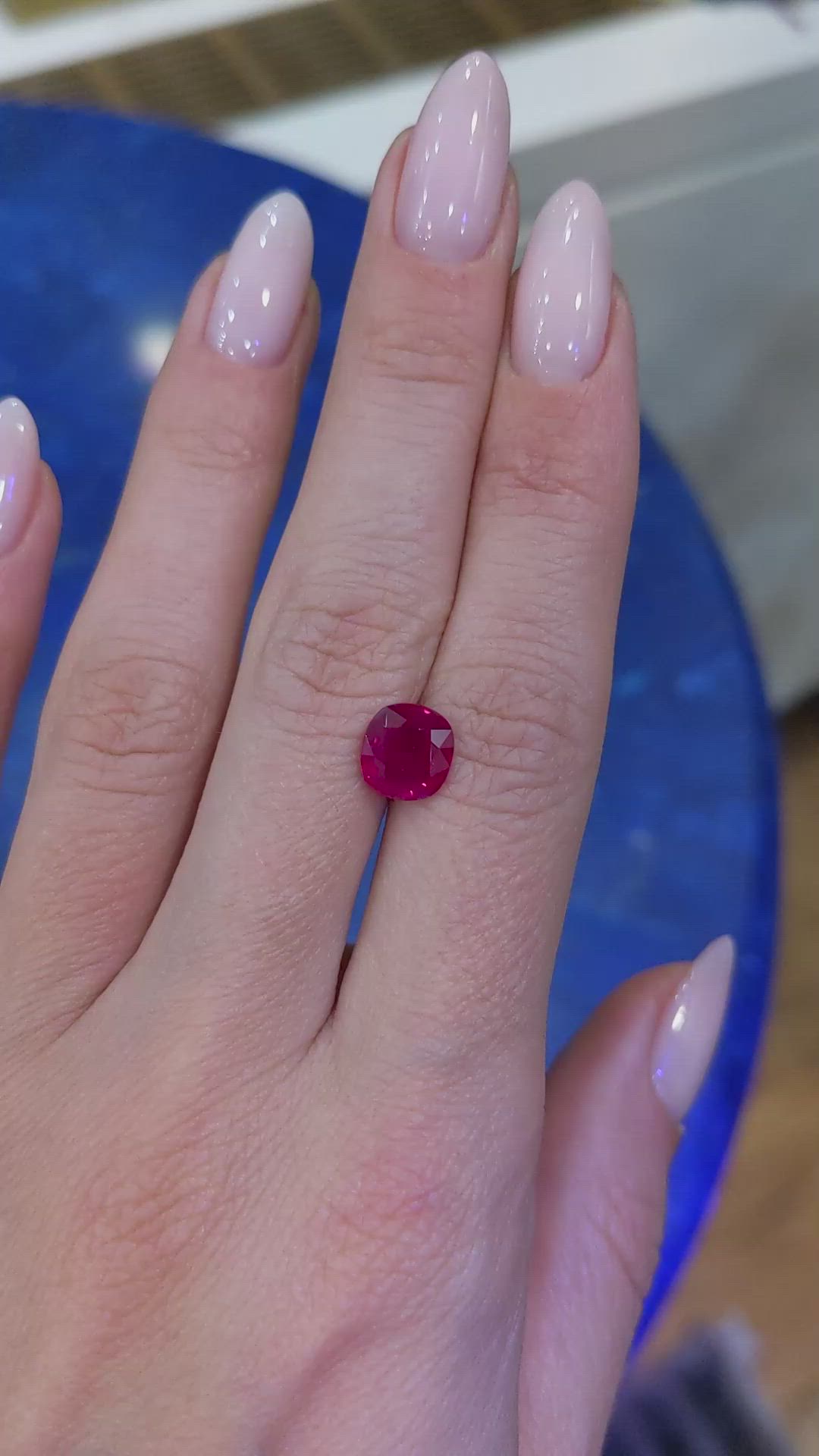 2.53 Ct. Ruby from Burma (Myanmar) Size Video