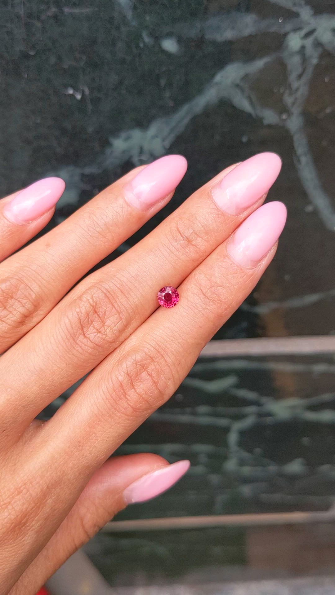 0.68 Ct. Ruby from Burma (Myanmar) Size Video