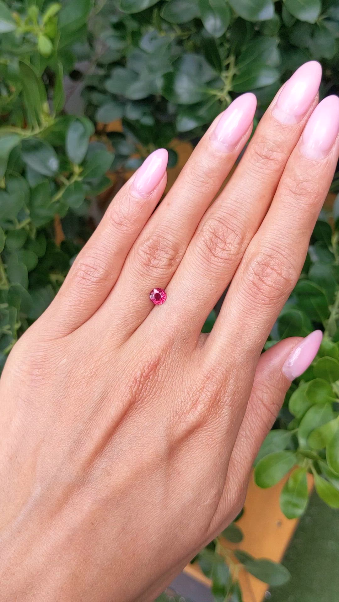 0.68 Ct. Ruby from Burma (Myanmar) Size Video