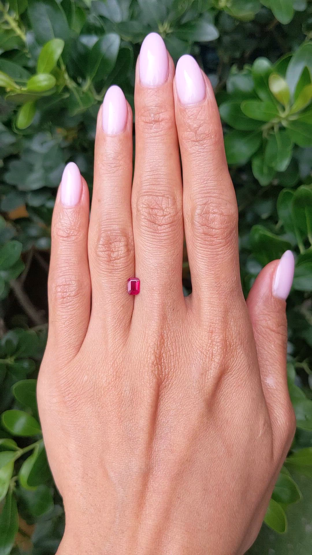 0.52 Ct. Ruby from Burma (Myanmar) Size Video