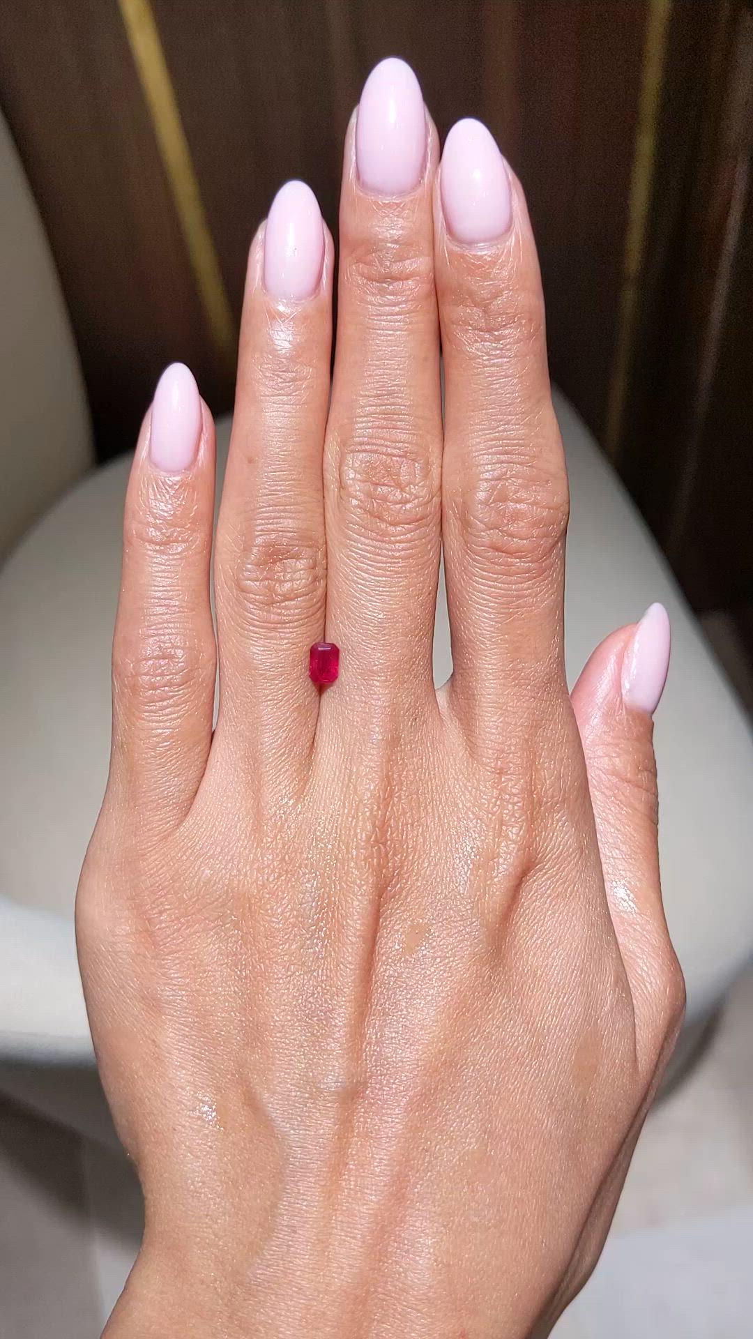0.52 Ct. Ruby from Burma (Myanmar) Size Video