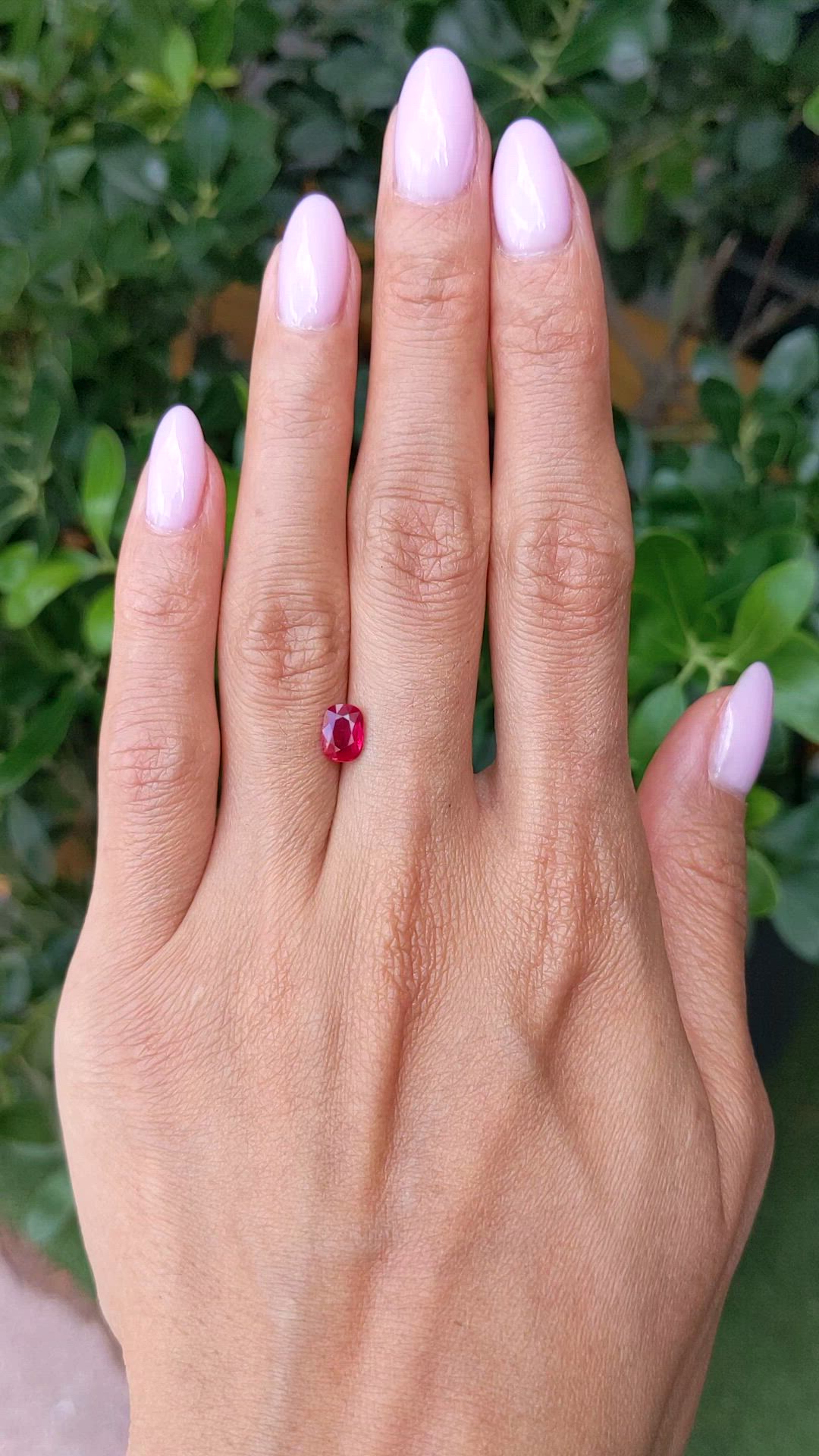 1.08 Ct. Ruby from Burma (Myanmar) Size Video