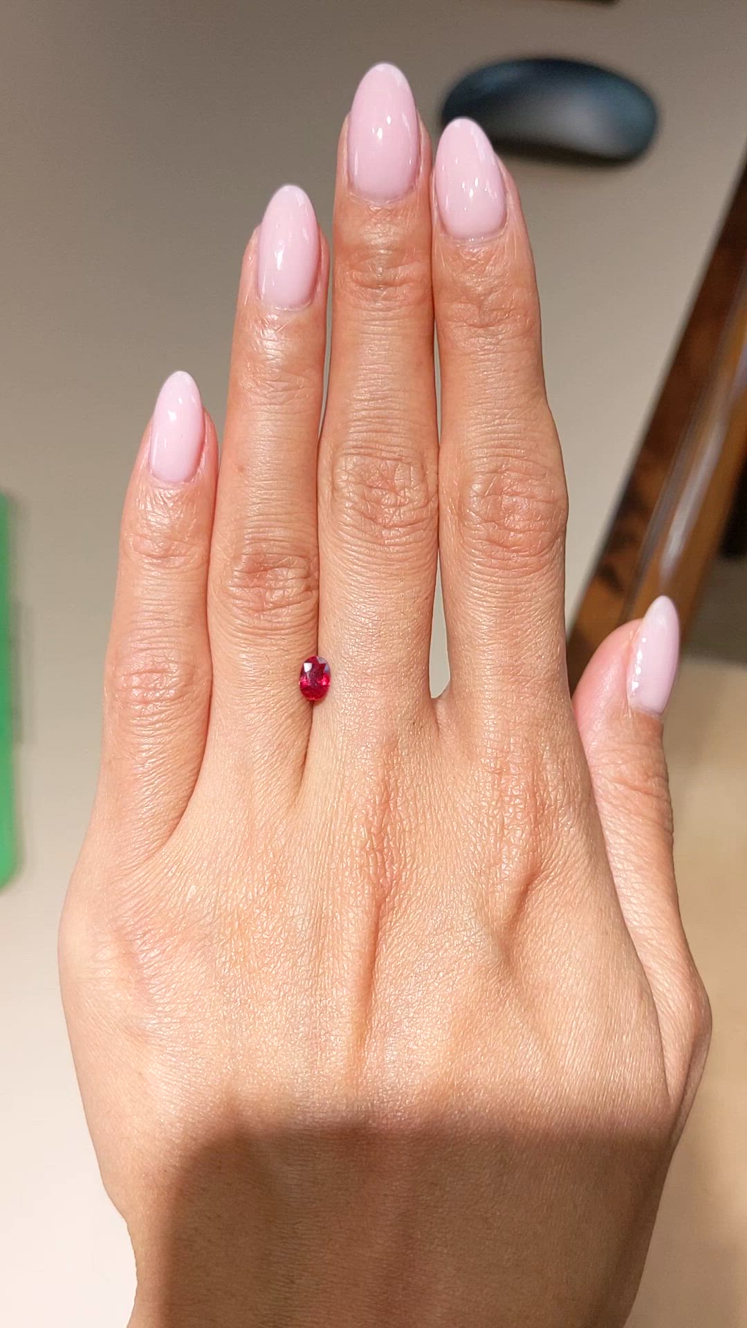 0.55 Ct. Ruby from Burma (Myanmar) Size Video