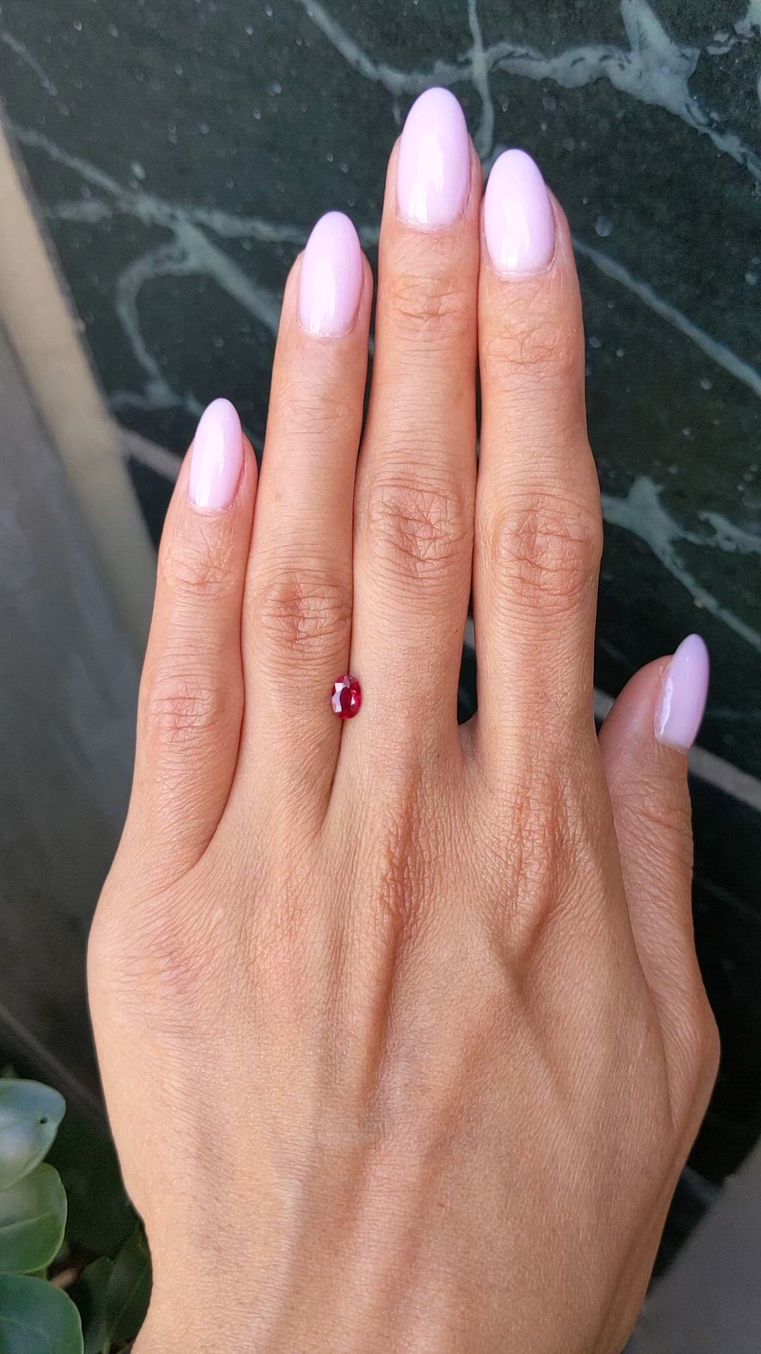 0.55 Ct. Ruby from Burma (Myanmar) Size Video