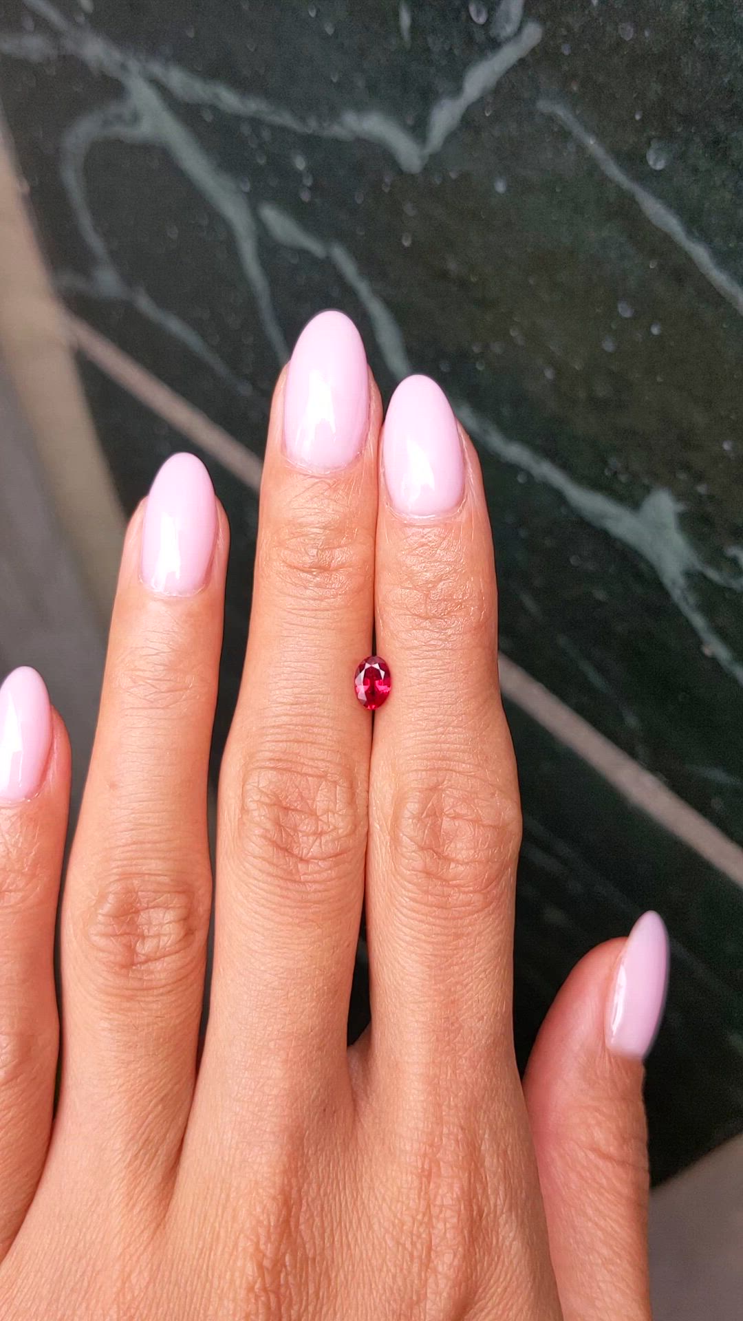 0.61 Ct. Ruby from Burma (Myanmar) Size Video