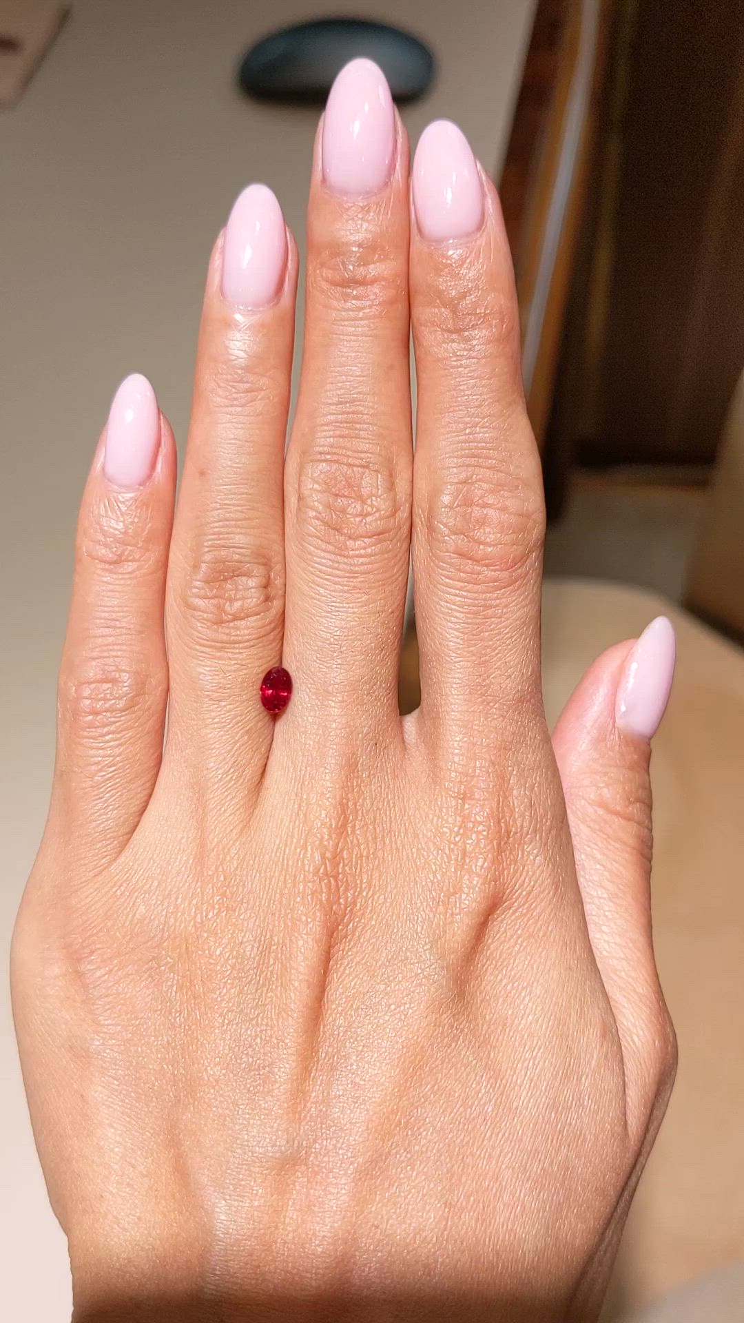 0.61 Ct. Ruby from Burma (Myanmar) Size Video