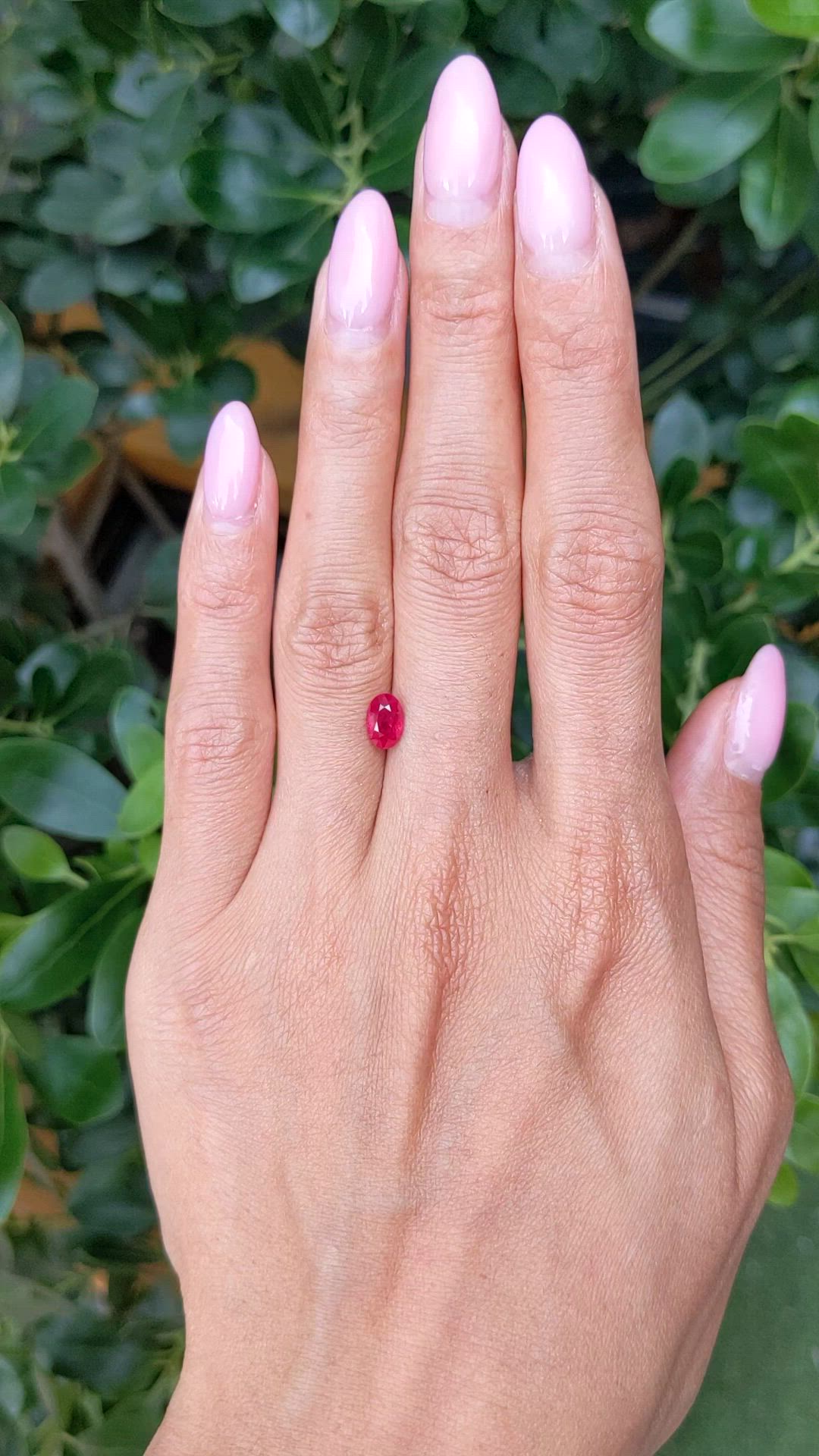1.02 Ct. Ruby from Burma (Myanmar) Size Video