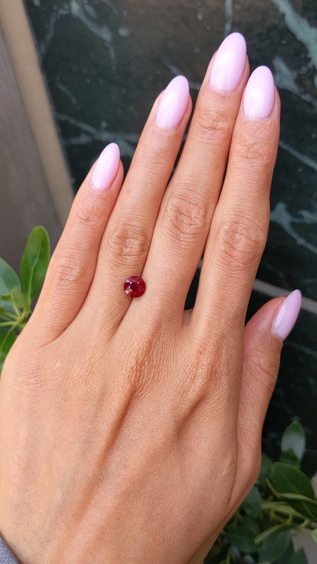 1.74 Ct. Ruby from Mozambique Size Video