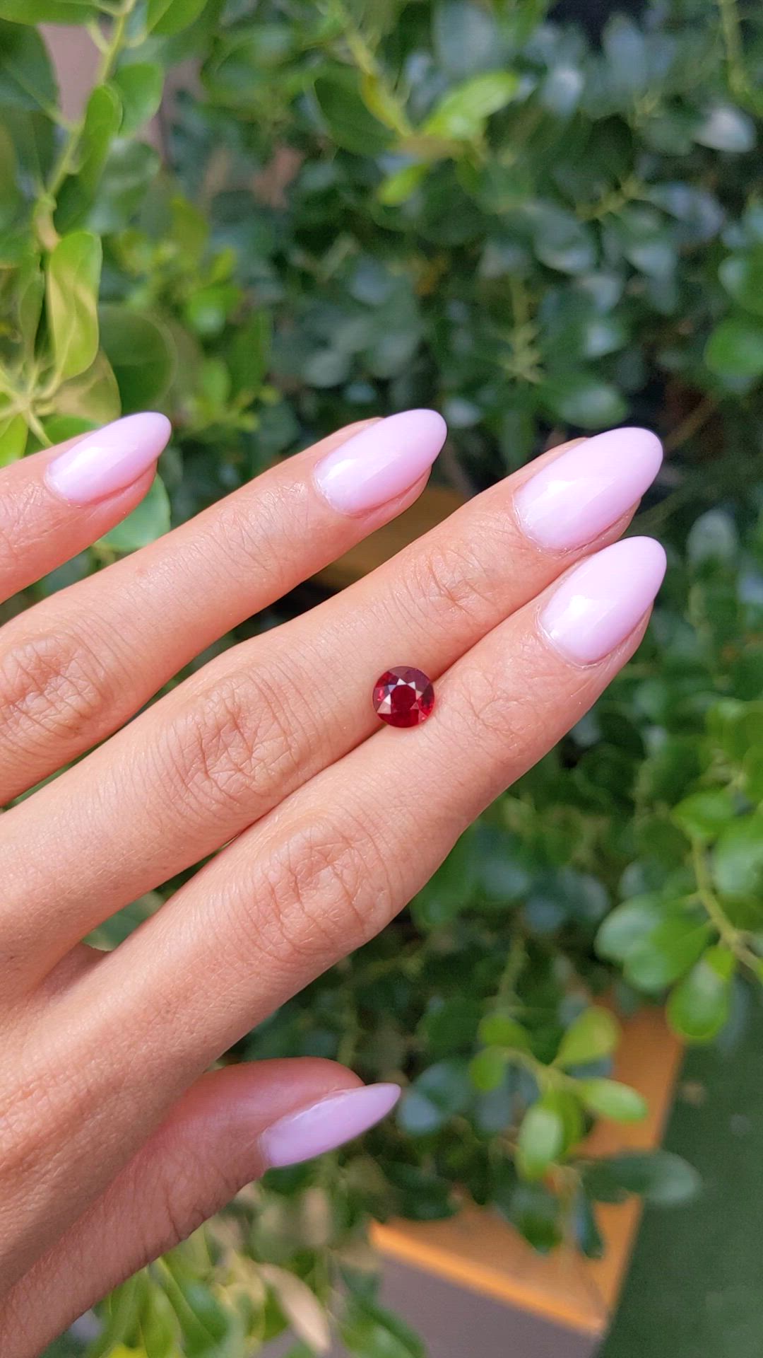 1.74 Ct. Ruby from Mozambique Size Video