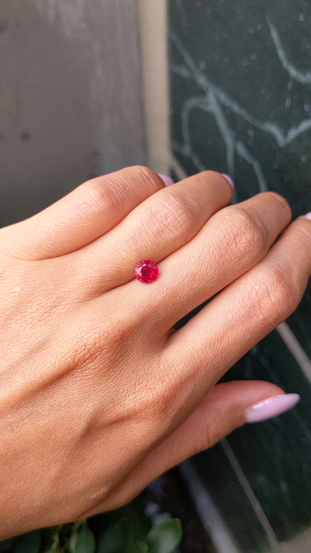 1.30 Ct. Ruby from Mozambique Size Video