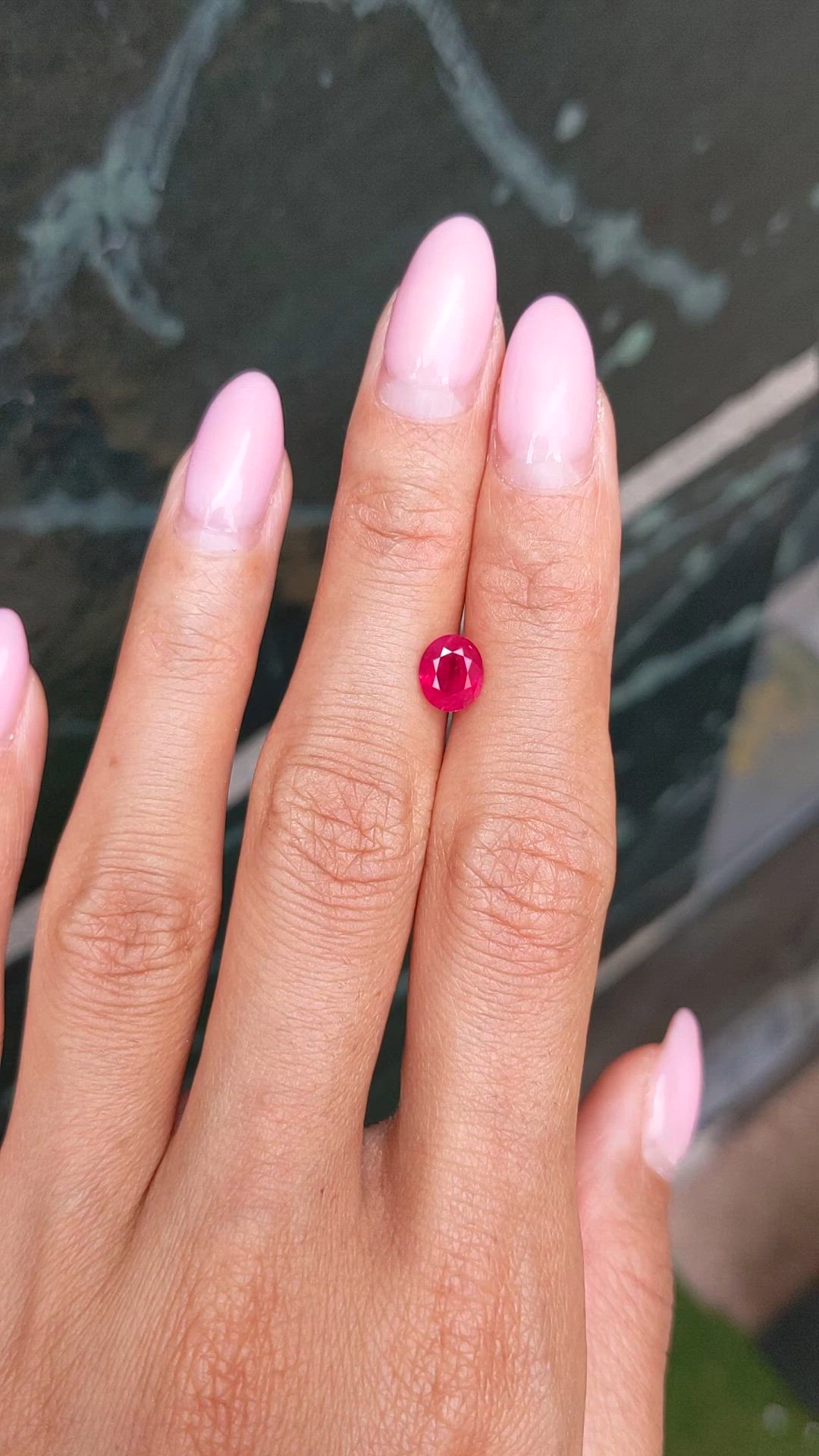 1.21 Ct. Ruby from Burma (Myanmar) Size Video
