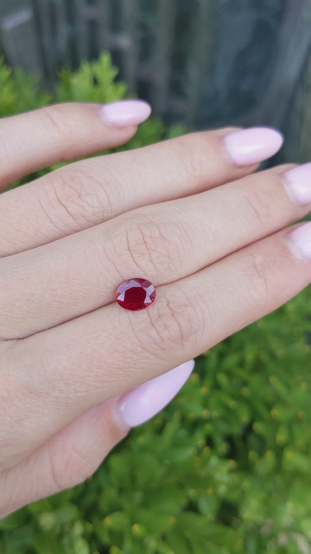 1.48 Ct. Ruby from Burma (Myanmar) Size Video