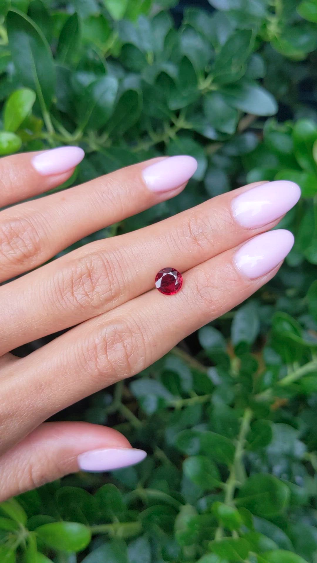 1.40 Ct. Ruby from Mozambique Size Video