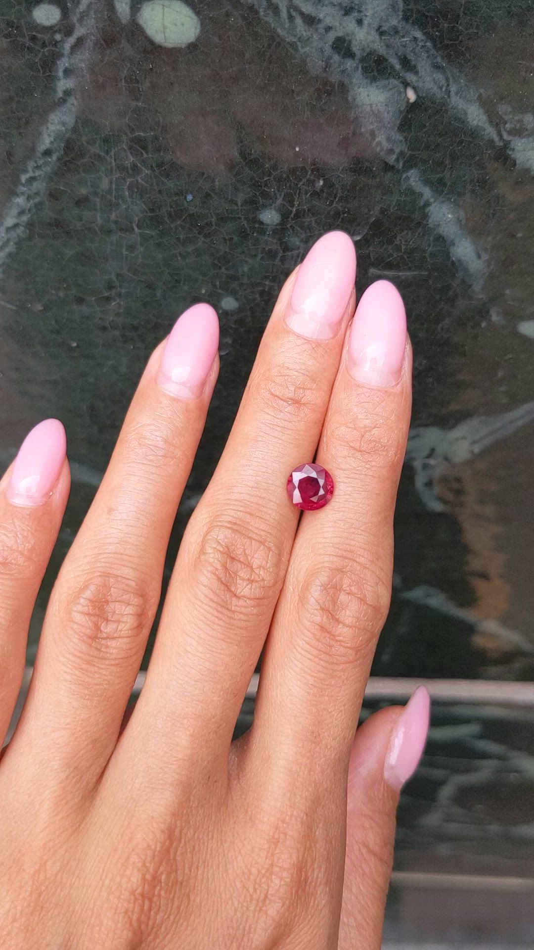 1.67 Ct. Ruby from Mozambique Size Video