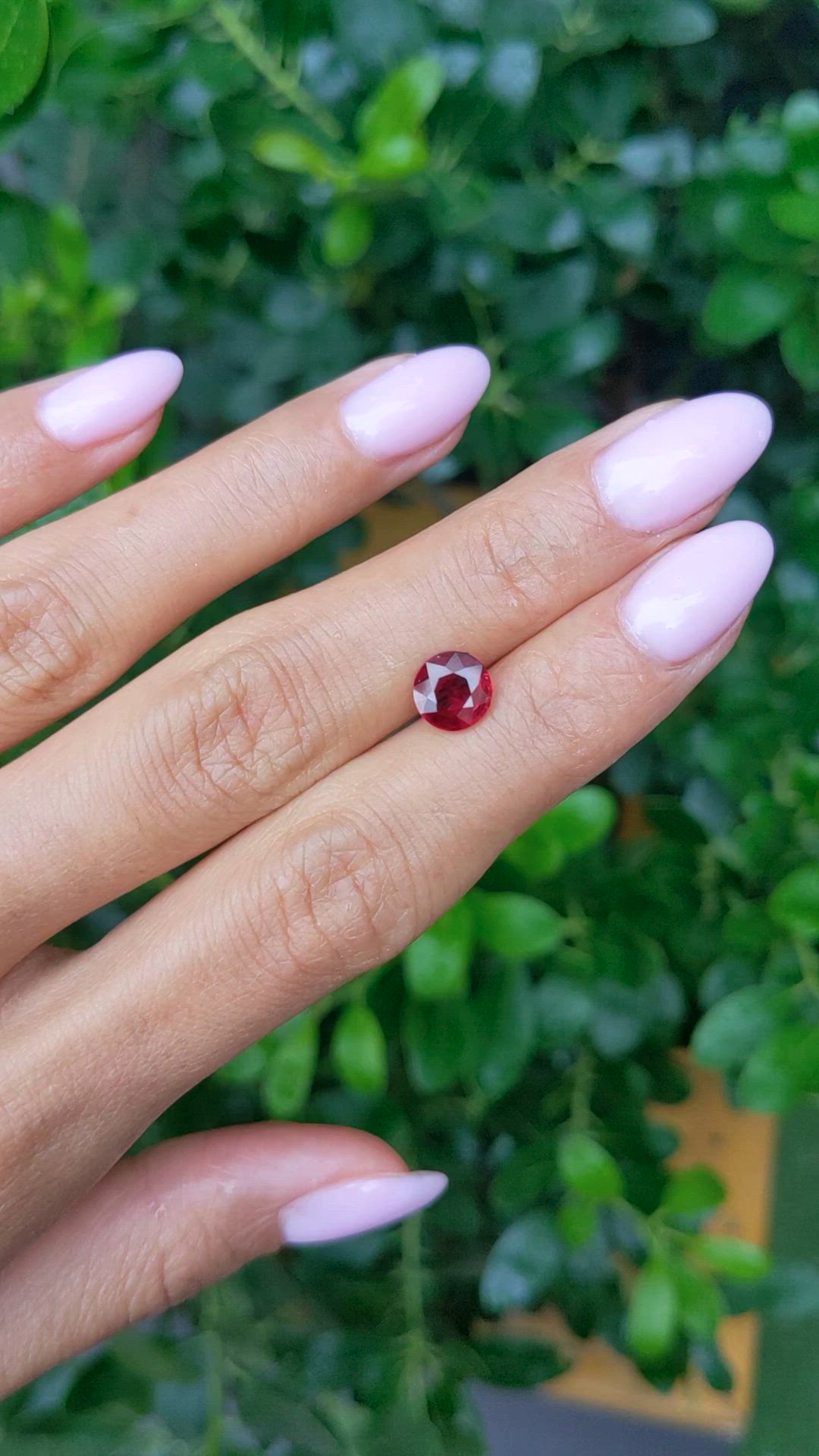 1.54 Ct. Ruby from Mozambique Size Video