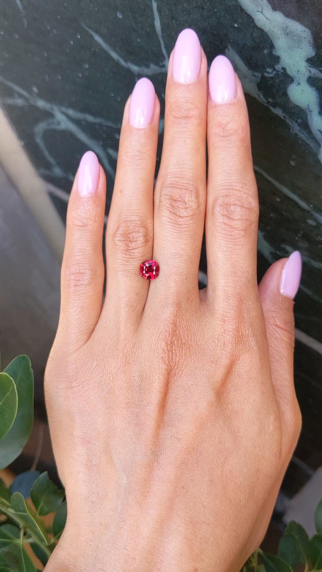 1.12 Ct. Ruby from Mozambique Size Video