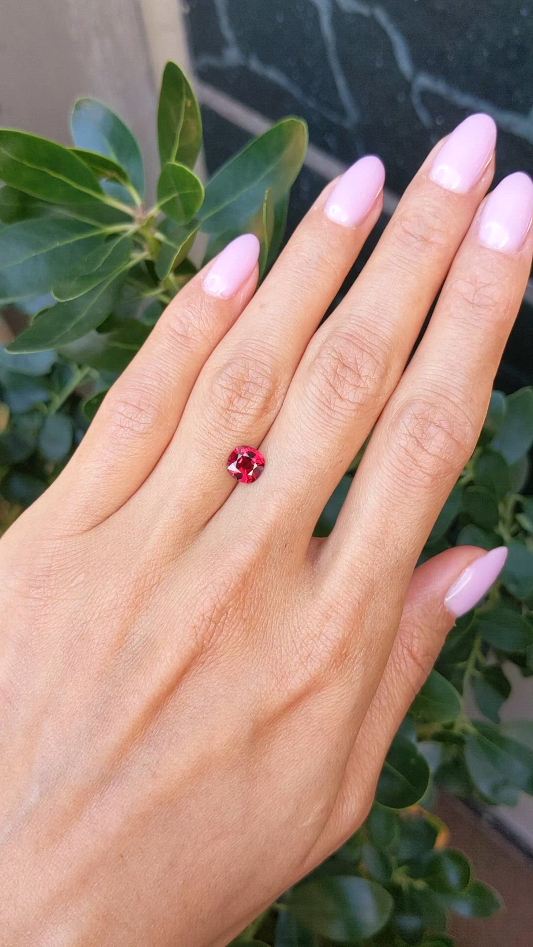 1.12 Ct. Ruby from Mozambique Size Video