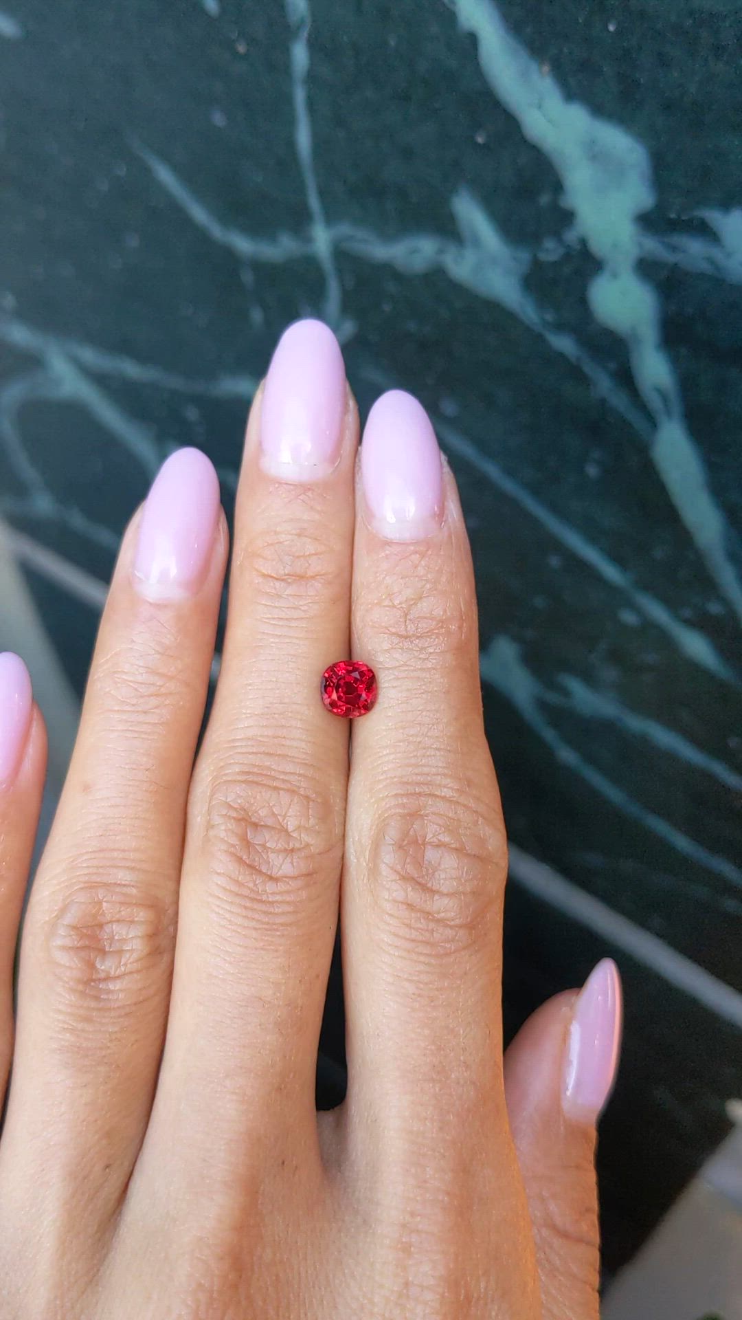 1.26 Ct. Ruby from Mozambique Size Video