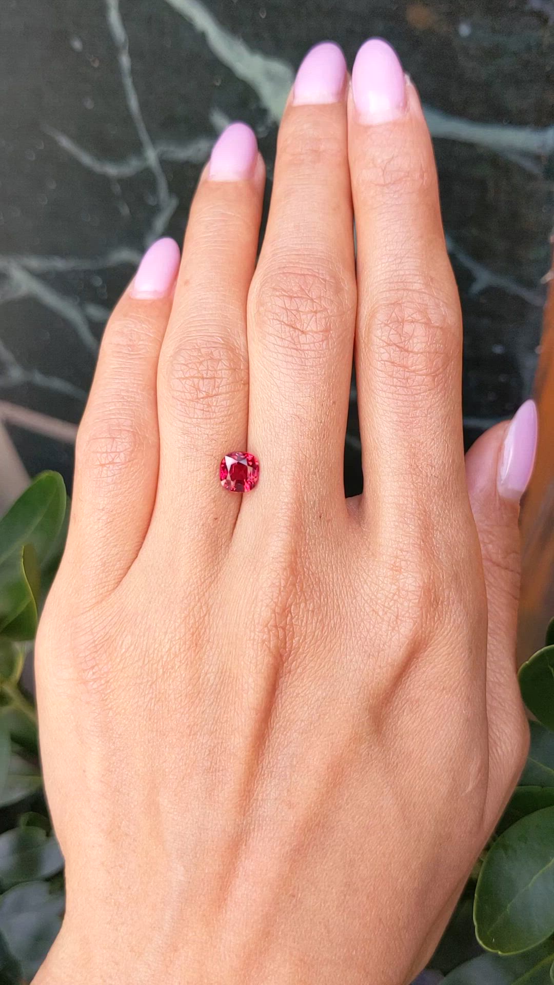 1.48 Ct. Ruby from Mozambique Size Video