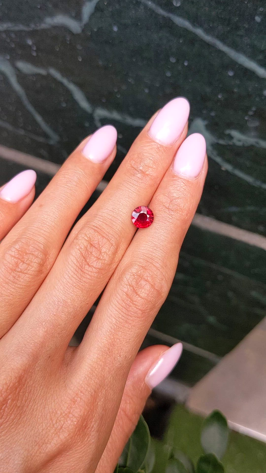1.52 Ct. Ruby from Mozambique Size Video